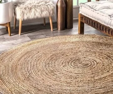 Round carpet design